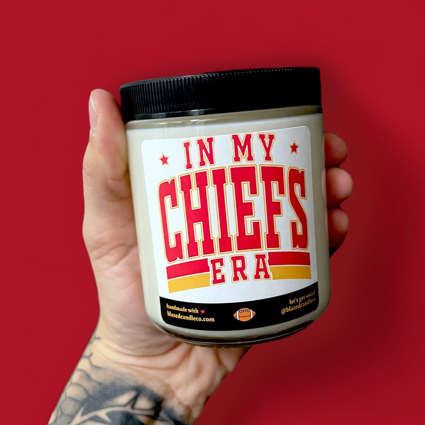 In My Chiefs Era Candle