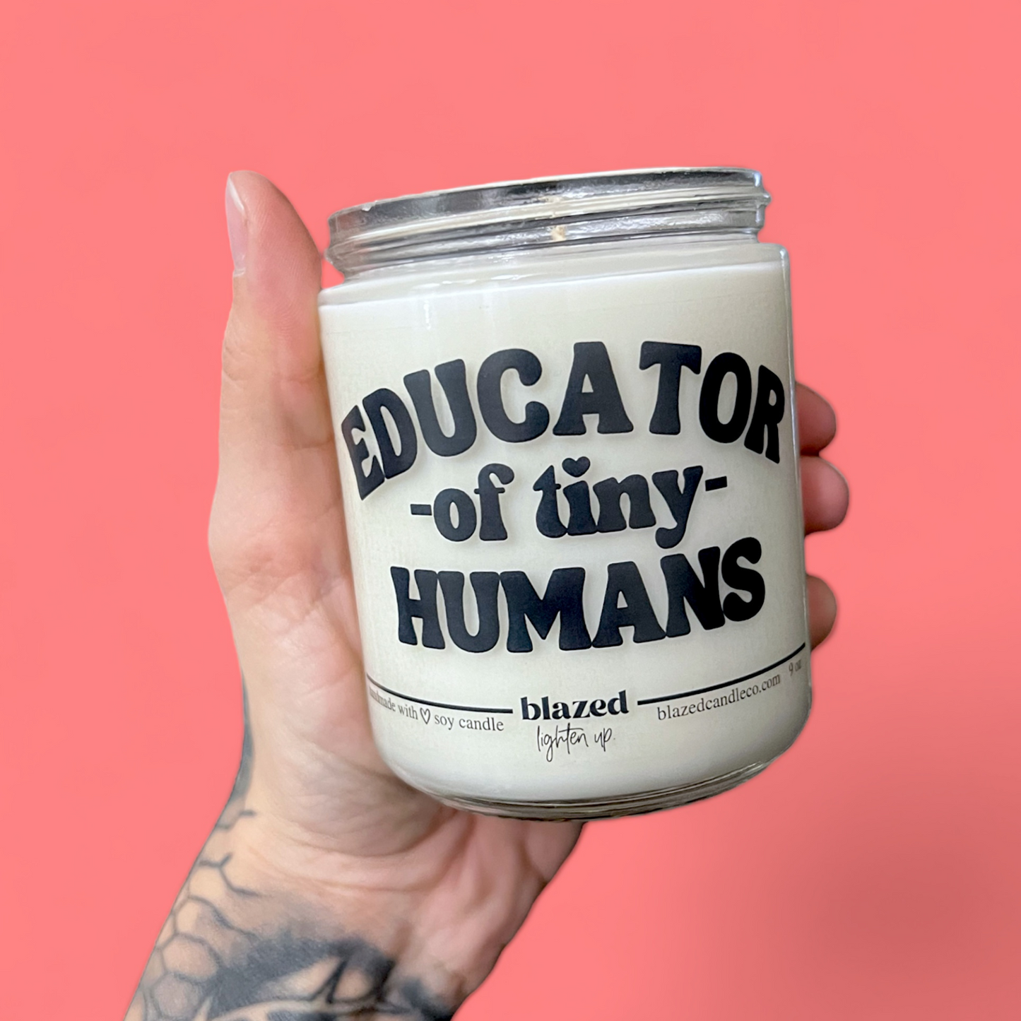 Educator of Tiny Humans Candle
