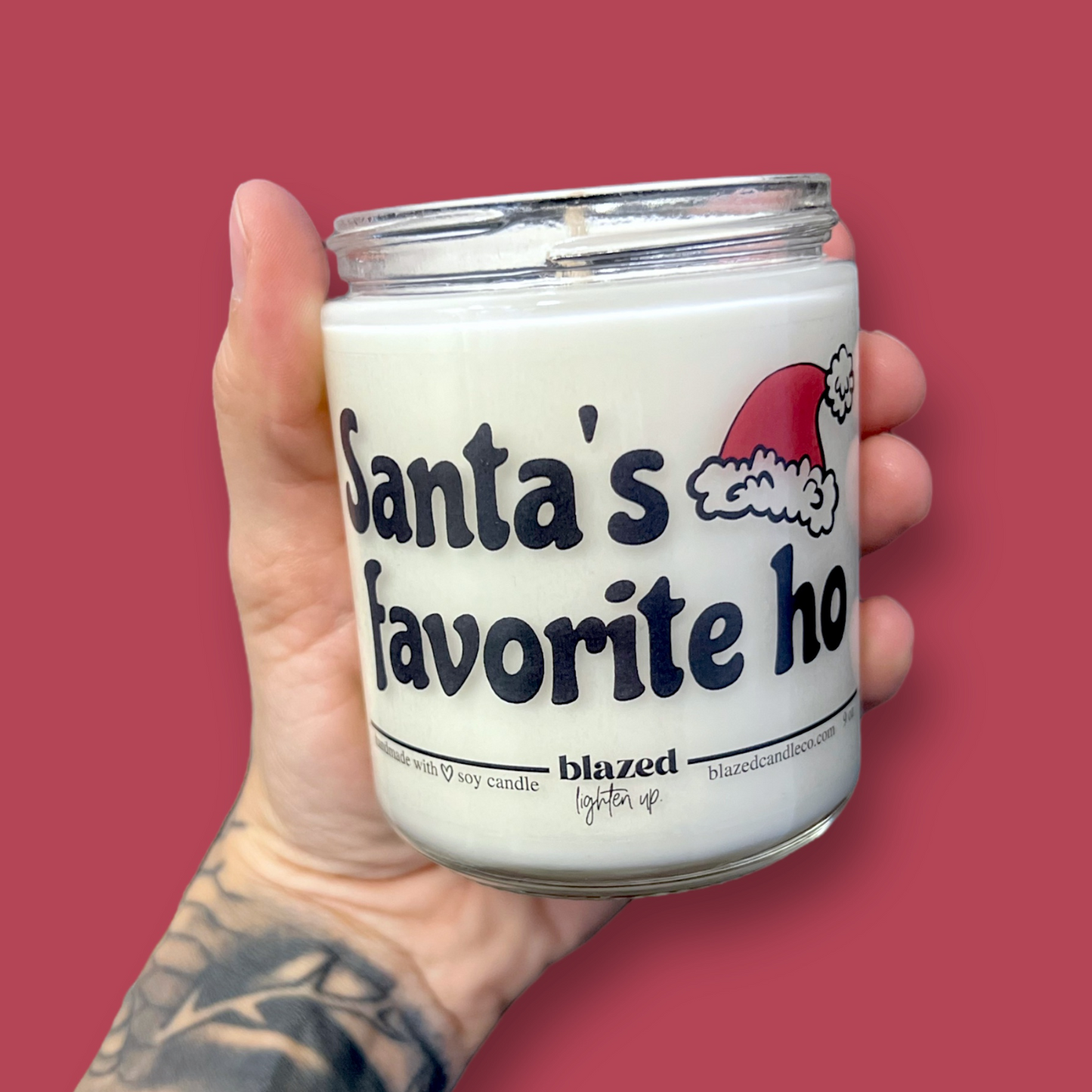Santa's Favorite Ho Candle
