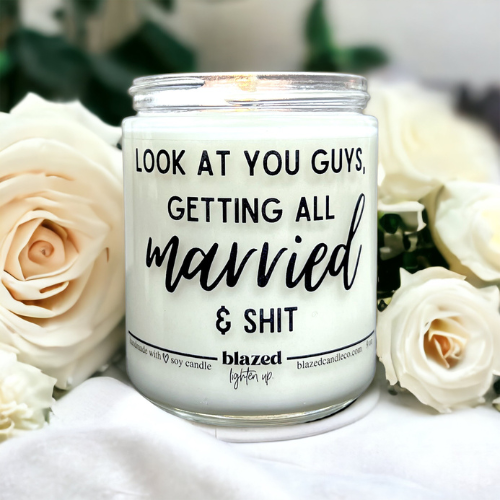 Married & Shit Candle