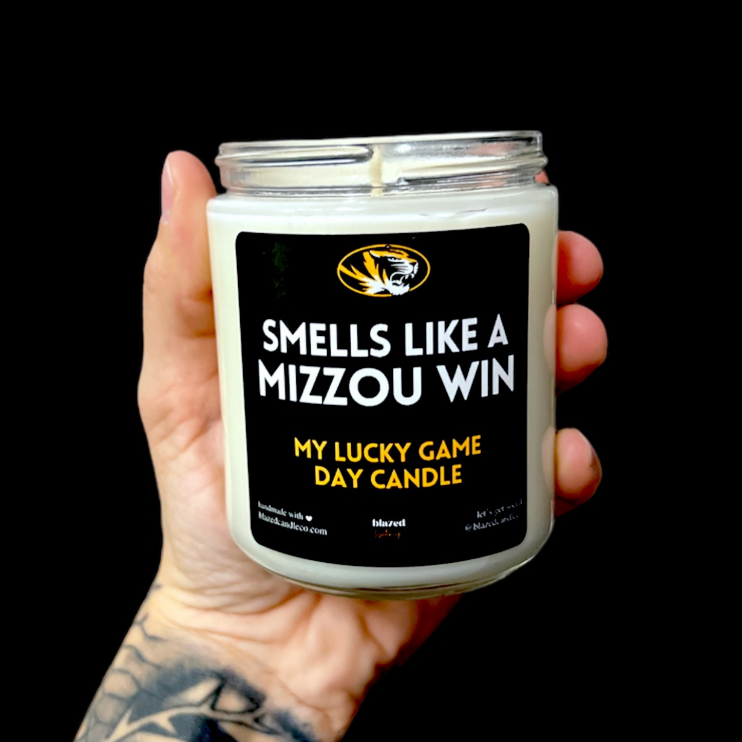 Mizzou Win - Lucky Game Day Candle