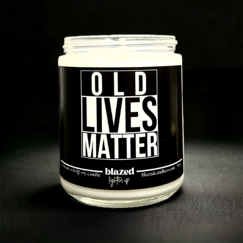 Old Lives Matter Candle