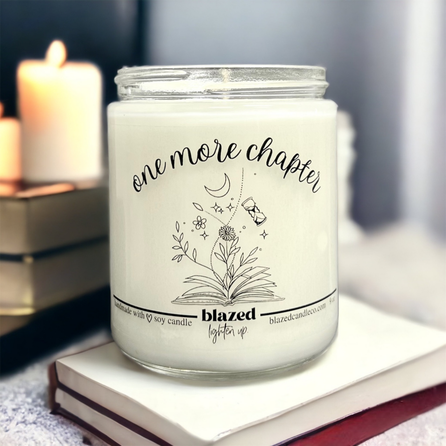 One More Chapter Candle