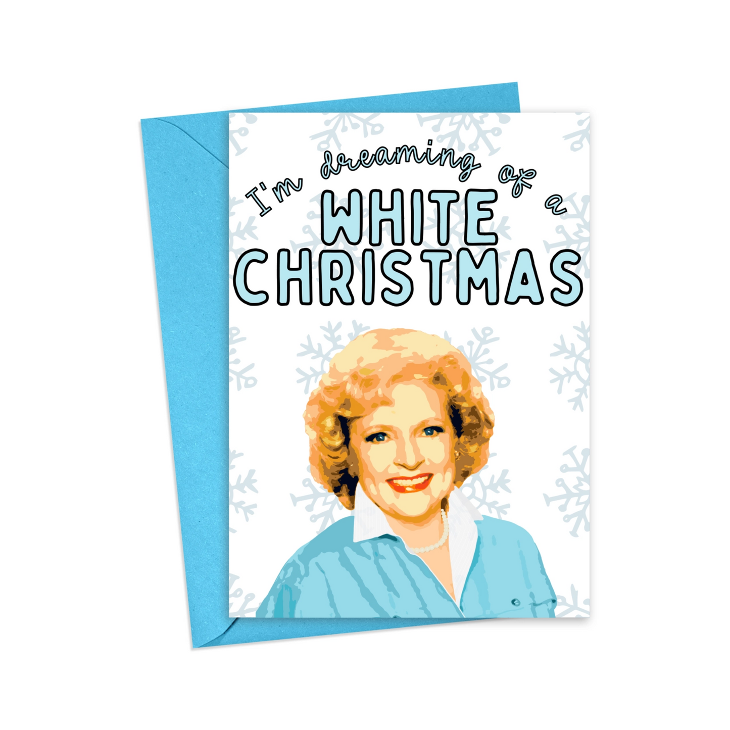 Betty White Christmas Card Golden Girls Greeting Cards