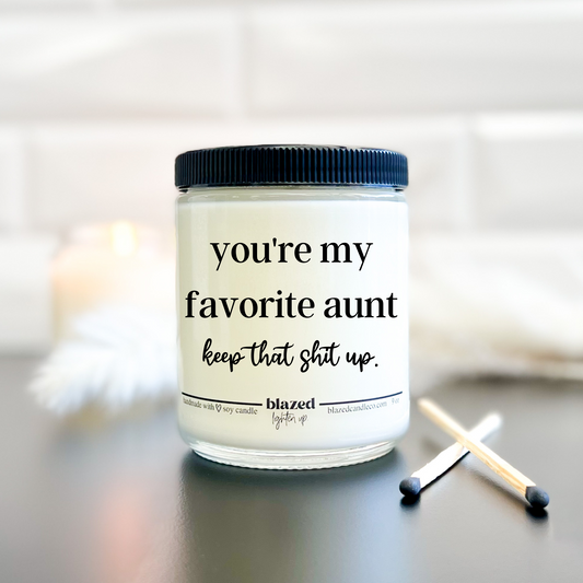 You're My Favorite Aunt - Candle